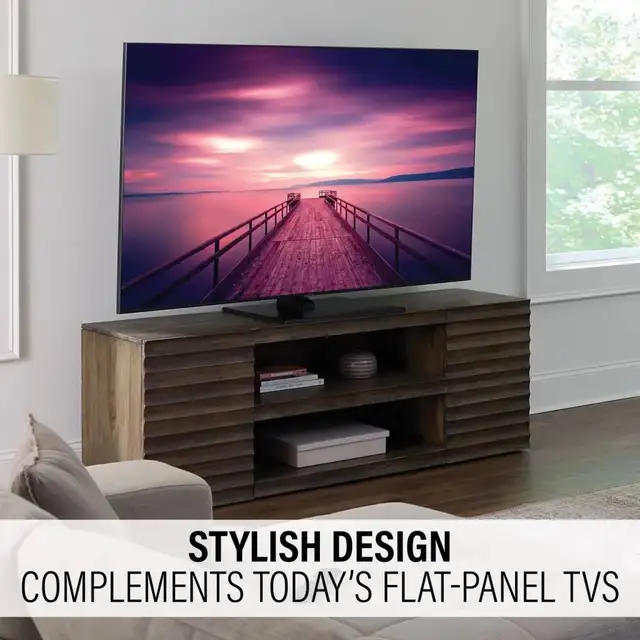 Sanus VSTV2 Universal TV/Monitor Stand, 40" - 86", Black in Video & TV Accessories in City of Toronto - Image 4