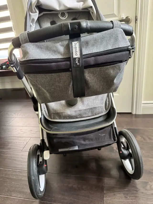 Stroller Bugaboo Fox 2 Grey Melange with Seat, Bassinet and Acce in Strollers, Carriers & Car Seats in London - Image 11