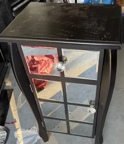 Mirrored Side Table, View more