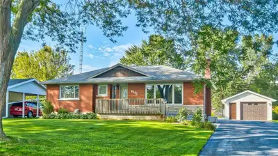 The 3+1 bedroom & 2 full bathroom bungalow is located in historical Chippewa, a short walk to school...