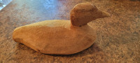 Old Carved Duck Decoy