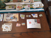 OLD STAMP COLLECTION U.S. CANADA OVERSEAS