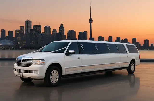 BRAMPTON LIMO RENTAL -WEDDING PARTY TORONTO CITY TOUR LIMOUSINE