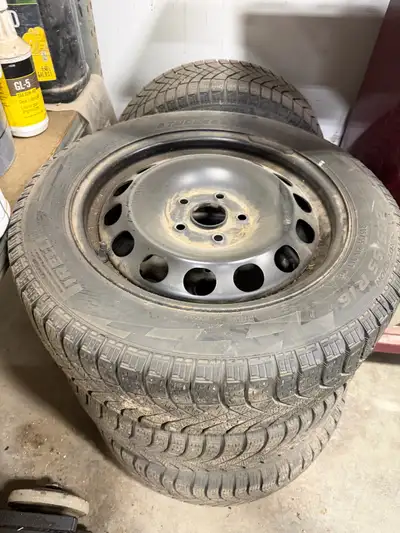 4 great looking winter tires on rims to fit golf 205/25 R16
