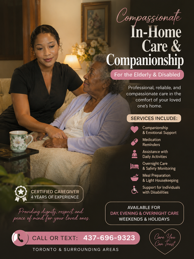 In-home overnight caregiving for elderly, View more