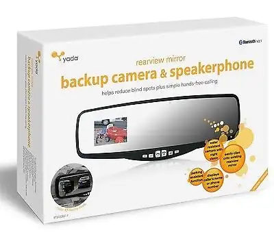 VD-V43 Rearview Mirror, Backup Camera & Speakerphone New in the box Helps reduce blind spots plus si...