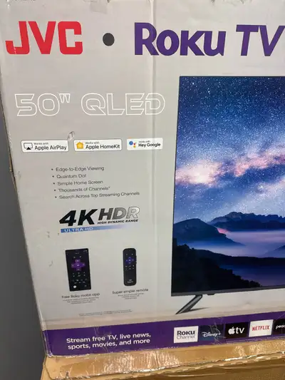 JVC Roku TV 50 Pouces 4K QLED QUANTUM, View more