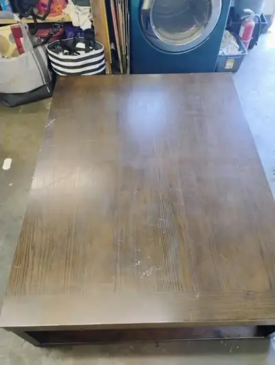 Coffee Table - Brown Wood, View more