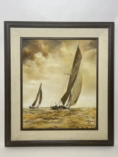  “Sails” Painting By Irene Neff - Painted in 1982, View more