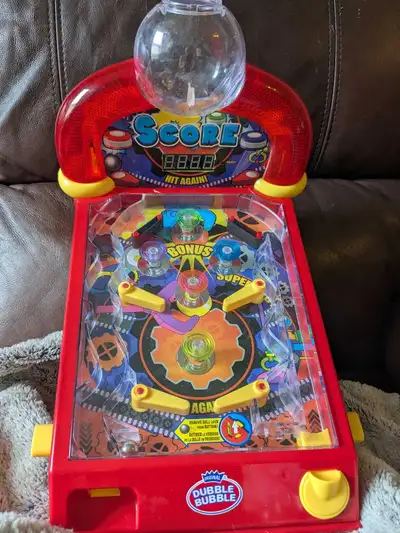 Vintage Retro Sweet N Fun Dubble Bubble Pinball Game, View more