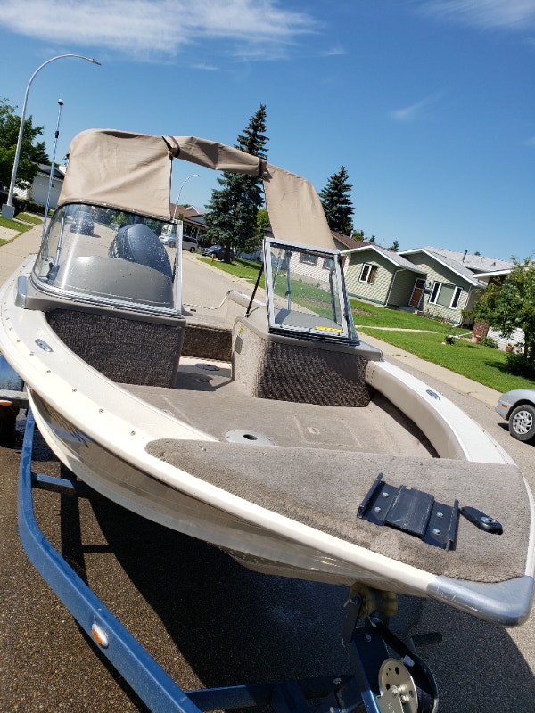 2006 Sylvan 17ft fishing boat Powerboats & Motorboats Edmonton Kijiji