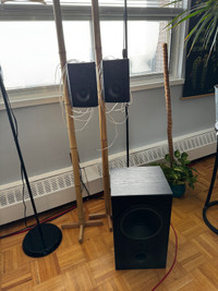 SURROUND SOUND SPEAKERS COOL BAMBOO 