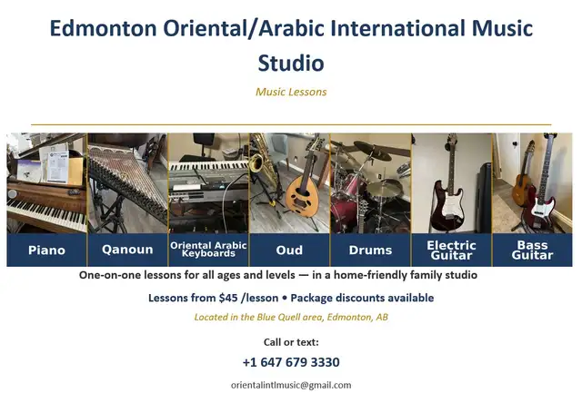 Oriental Arabic and International Music Teaching Studio