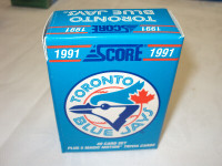 Score 1991 Toronto Blue Jay Baseball Card Set