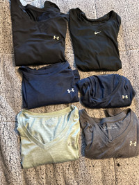 Size XL Under Armour + Nike shirts