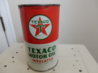 Vintage Texaco Motor oil-insulated-The Texas Company-USA