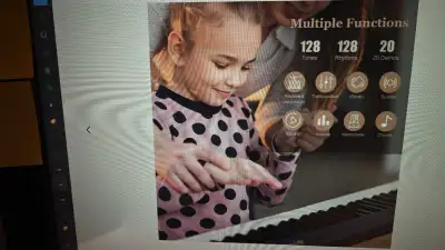 Sonart 88/44-key Detachable, Electronic Piano, White, View more