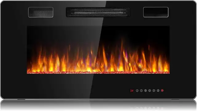 36" Recessed Electric Fireplace in Fireplace & Firewood in Cambridge - Image 2