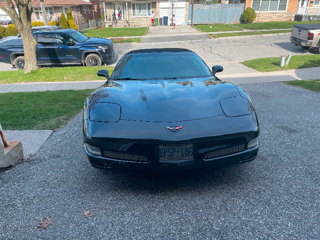 2001 triple black corvette convertible . $26,500.00 obo. in Cars & Trucks in City of Toronto - Image 2
