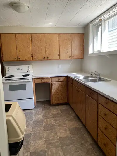 Two bedroom two bath basement suite for rent. Heat included in price. Looking for a QUIET tenant wit...