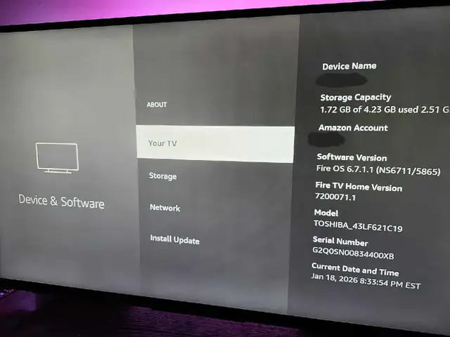 43" Toshiba FireTV with Voice Control Remote & LED Backlight in TVs in Ottawa - Image 4