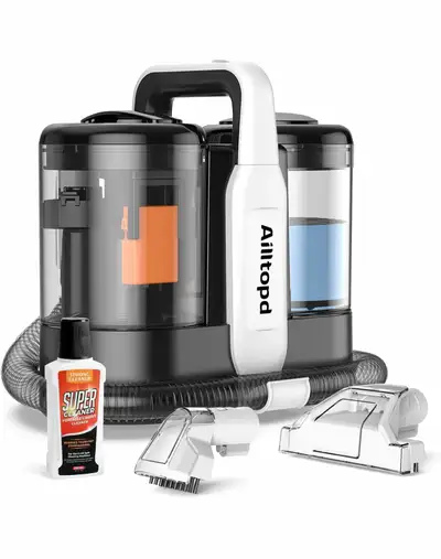 Ailltopd Portable Carpet & Upholstery Spot Cleaner, Powerful Suc, View more
