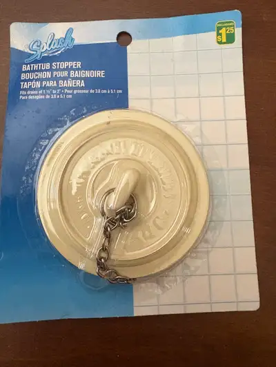 Bathtub stoper (New) (Giving away for FREE), View more
