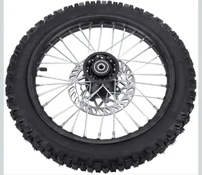 Acouto 14 Inch Dirt Bike Front Wheel Assembly 60 100 14 2.5 14, View more