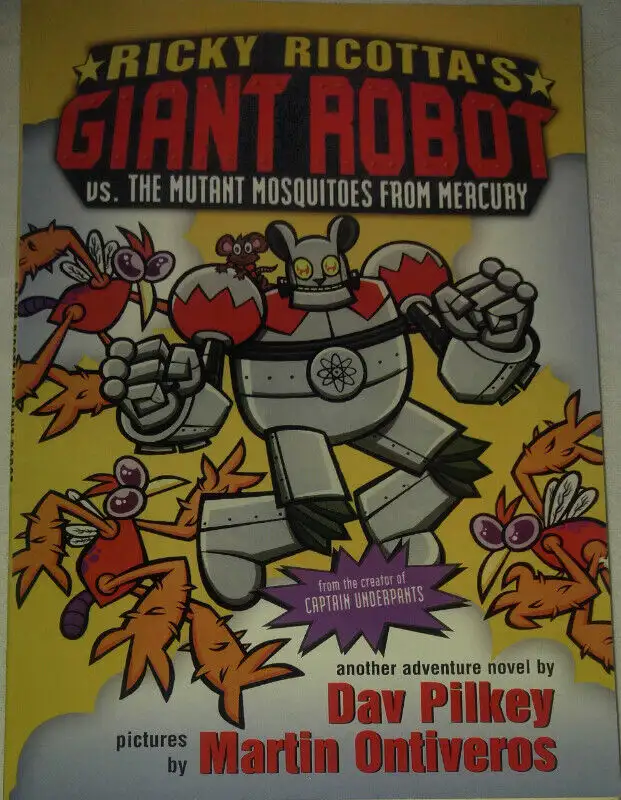 Ricky Ricotta's Mighty Robot vs. the Mutant Mosquitoes Book in Children & Young Adult in London - Image 3