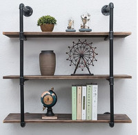 Industrial Pipe Shelving unit - $120