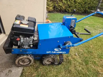 This used Bluebird sod cutter, powered by a reliable Honda GX engine, is ready to tackle your lawn r...