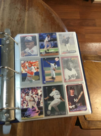 BASEBALL CARDS 1989-1996, PRISTINE, NEVER OUT  OF THEIR SLEEVES.
