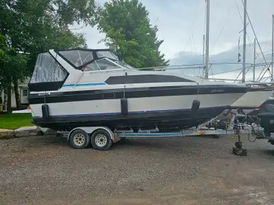 I’m sell 1987 Baylinner ciera 2550 Loa 28 , beam 9.5. Drive Volvo penta dual prop engine 5.7 chevy.B...