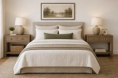 Pair of Solid Wood Nightstands w/ Power Bars, View more
