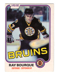 1981-82 O-Pee-Chee #1 Ray Bourque EX+++NM SHAPE