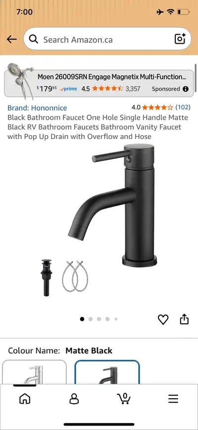 New Black Bathroom Faucet, View more