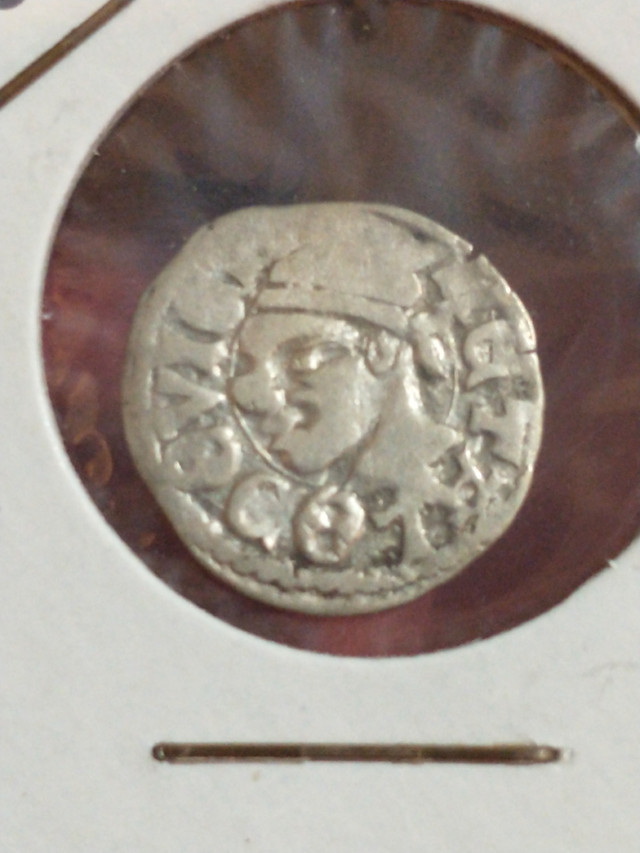 Lajos (Louis) I Hungary 1342-1382 medieval silver denar in Arts & Collectibles in City of Toronto