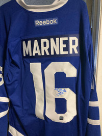 Mitch Marner autographed Maple Leafs jersey