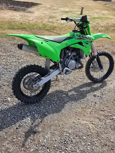 I'm selling a gently used 2021 Kawasaki KX85 never raced Runs great. Brand new rear tire. Also was t...