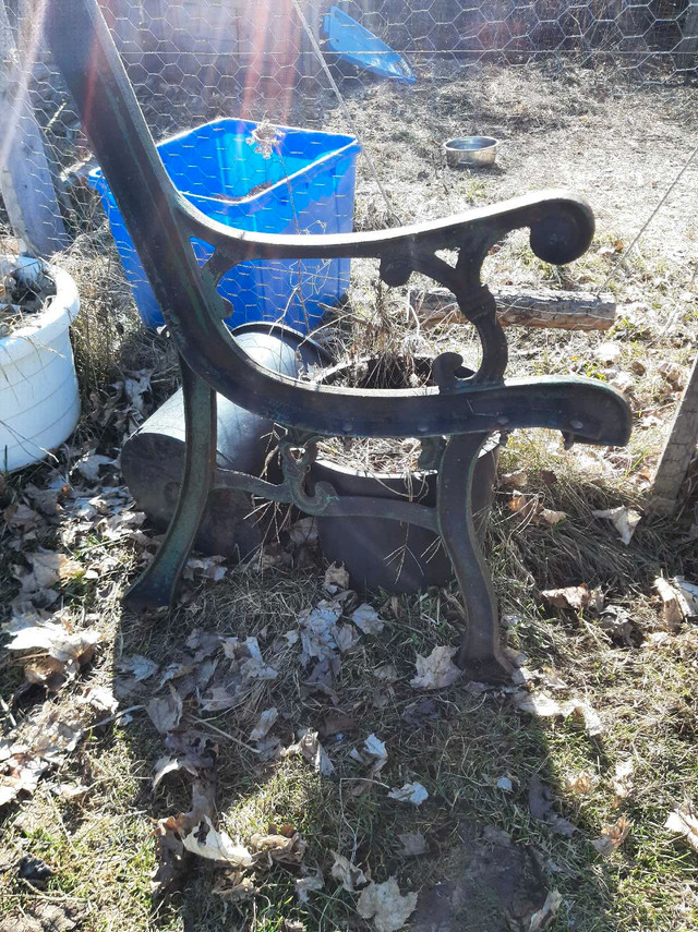Steel bench in Outdoor Décor in Kawartha Lakes
