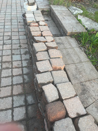 Extra interlocking stones for driveway