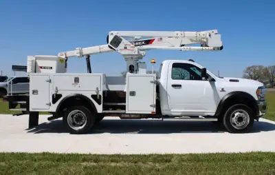 2022 Ram 5500 Bucket Truck - 25024 Terex LT40 45ft Working Height Insulated Automatic 4x4 Hydraulic...