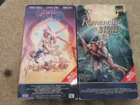 Jewel of the Nile and Romancing the Stone VHS