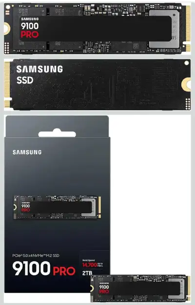 Samsung 9100 PRO Series - 2TB PCIe 5.0, View more