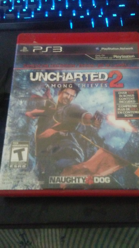 Uncharted 2: Among Thievs in Sony Playstation 3 in Calgary