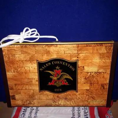 This item is a Budweiser Sales Convention Warming Tray. 110 Volt plug in. This item is from the 1970...