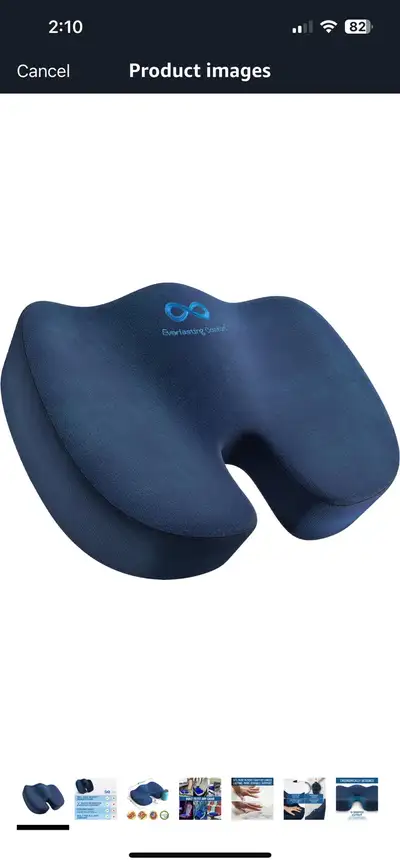 Everlasting Comfort Memory Foam Seat Cushion, View more