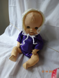 Vintage baby doll, by Viceroy,Canada,Toronto. 1956,all rubber,