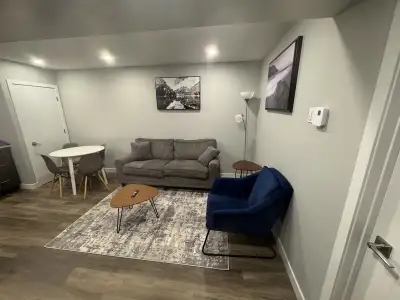 Welcome to this newly built fully furnished 2 bedroom Basement suite available for rent. 5mins drive...