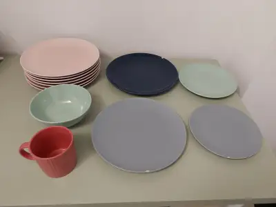 IKEA Dinnerware (Plates, Bowl, Cup- 13 Total), View more
